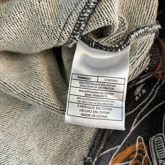 Nike Rare Vintage “Just Do It” 2-Way Zip Hoodie Gray/Orange/White Size XXL